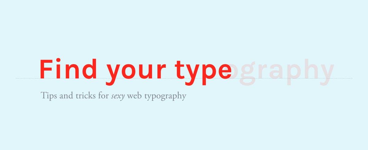 Web Typography 101